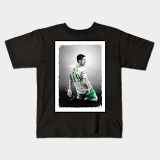 Robby Brady - Ireland Euro 2016 Football Artwork Kids T-Shirt